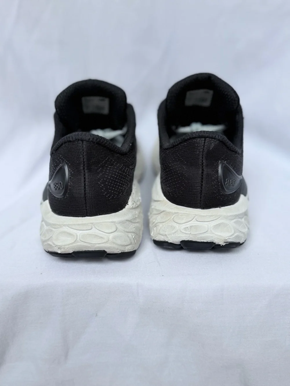 New Balance Black Sneakers with Light Blue Laces